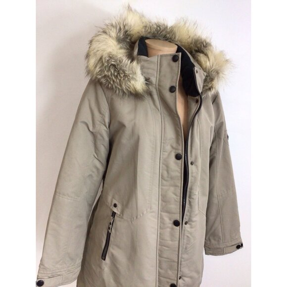 AJG Sport Winter Coat Jacket Faux Fur Trim Womens XL - Picture 8 of 8